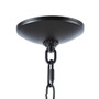 INK+IVY Brighton Matte Black 6-Light Farmhouse Metal Chandelier
