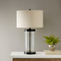 INK+IVY Macon Clear Glass Cylinder Table Lamp