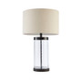 INK+IVY Macon Clear Glass Cylinder Table Lamp