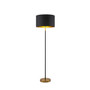 INK+IVY Hunts Gold/Black Metal Floor Lamp