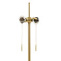 INK+IVY Brillora Gold/Marble Floor lamp