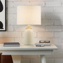 INK+IVY Alarid Cream 16" Ceramic Table Lamp