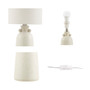 INK+IVY Alarid Cream 16" Ceramic Table Lamp