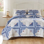 Cottage Cabin Calico Quilt Set