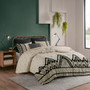 INK+IVY Marta 3 Piece Cotton and Flax Linen Blend Comforter Set
