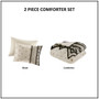 INK+IVY Marta 3 Piece Cotton and Flax Linen Blend Comforter Set