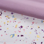 Intelligent Design Abby Plum Metallic Printed and Pintucked Duvet Cover Set