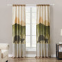 By the Lake Natural Window Curtain