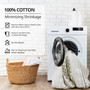 INK+IVY Imani Cotton Printed Curtain Panel with Chenille Stripe and Lining