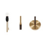 INK+IVY Bromley Gold/Brown Two Tone Pull-chain Table Lamp
