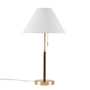 INK+IVY Bromley Gold/Brown Two Tone Pull-chain Table Lamp