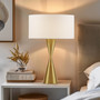 INK+IVY Elixir Gold Gold Hourglass Metal Table Lamp
