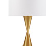 INK+IVY Elixir Gold Gold Hourglass Metal Table Lamp