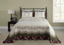 Brooke Embroidered Floral Quilted Bedspread