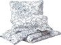 Garden Toile 3-Piece Reversible Quilt Set