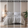 INK+IVY Cairo Ivory 3 Piece Cotton Jacquard Comforter Set