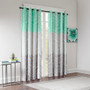Intelligent Design Adel Printed Total Blackout Curtain Panel