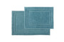 Dan River 2 Piece Microfiber Heavyweight Shag Bath Mat Set
