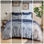 INK+IVY Ellipse Cotton Jacquard Duvet Cover Set
