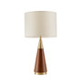 INK+IVY Chrislie Gold/Brown Triangular Table Lamp