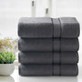 Kathy Ireland 4 Piece Zero Twist Cotton Plush Bath Towel Set