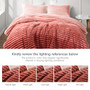Intelligent Design Avril Fluffy Ribbed Plush Comforter Set