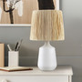INK+IVY Ethra White Ceramic Table Lamp