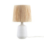 INK+IVY Ethra White Ceramic Table Lamp