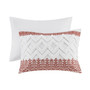 INK+IVY Mila 3 Piece Cotton Duvet Cover Set with Chenille Tufting