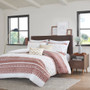 INK+IVY Mila 3 Piece Cotton Duvet Cover Set with Chenille Tufting