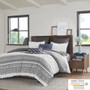 INK+IVY Mila 3 Piece Cotton Duvet Cover Set with Chenille Tufting