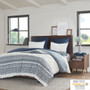 INK+IVY Mila 3 Piece Cotton Duvet Cover Set with Chenille Tufting