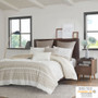 INK+IVY Mila 3 Piece Cotton Duvet Cover Set with Chenille Tufting