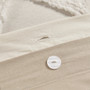 INK+IVY Mila 3 Piece Cotton Duvet Cover Set with Chenille Tufting