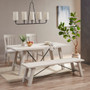 INK+IVY Serenitie Bronze 5-Light Linear Chandelier