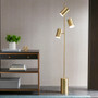 INK+IVY Alta Gold 3-Light Metal Floor Lamp