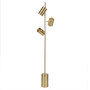 INK+IVY Alta Gold 3-Light Metal Floor Lamp