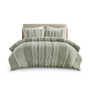 INK+IVY Shay 3 Piece Striped Cotton Comforter Set