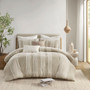 INK+IVY Shay 3 Piece Striped Cotton Comforter Set