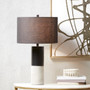 INK+IVY Fulton  Black/Grey Concrete Table Lamp