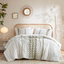 INK+IVY Imani Cotton Printed Duvet Cover Set with Chenille