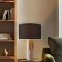 INK+IVY Fulton Gold/Grey/Black Fulton Metal and Concrete Table Lamp