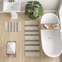 INK+IVY Asher Woven Texture Stripe Bath Rug