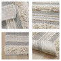 INK+IVY Asher Woven Texture Stripe Bath Rug