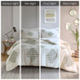 INK+IVY Tahli 3 Piece Cotton Blend Chenille Comforter Set