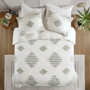 INK+IVY Tahli 3 Piece Cotton Blend Chenille Comforter Set