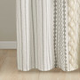 INK+IVY Imani Cotton Printed Shower Curtain with Chenille
