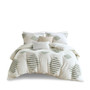 INK+IVY Tahli 3 Piece Cotton Blend Chenille Duvet Cover Set