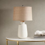 INK+IVY Tate Ivory Boho Textured Ceramic Table Lamp