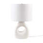 INK+IVY Trilluxe White Ceramic Table Lamp